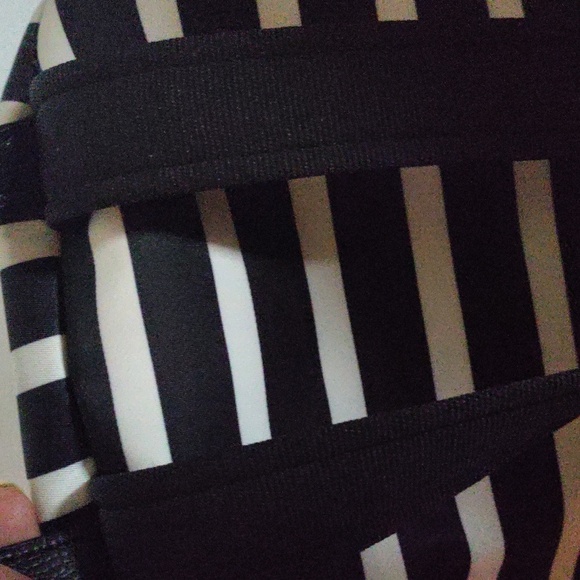Kate Spade Black & White Backpack large - Picture 10 of 16